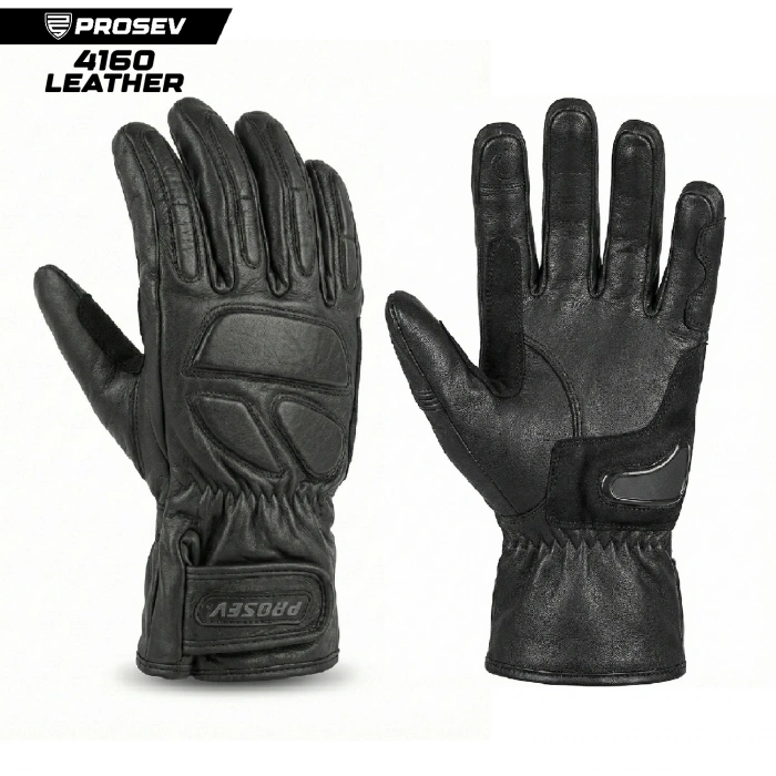 4160 SİYAH DERİ ELDİVEN EN SERTİFİKALI
