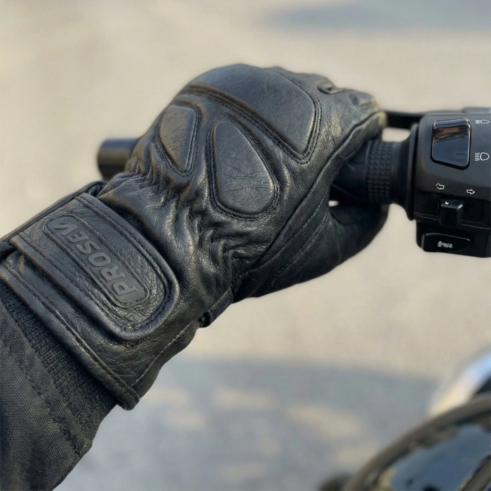 4160 SİYAH DERİ ELDİVEN EN SERTİFİKALI