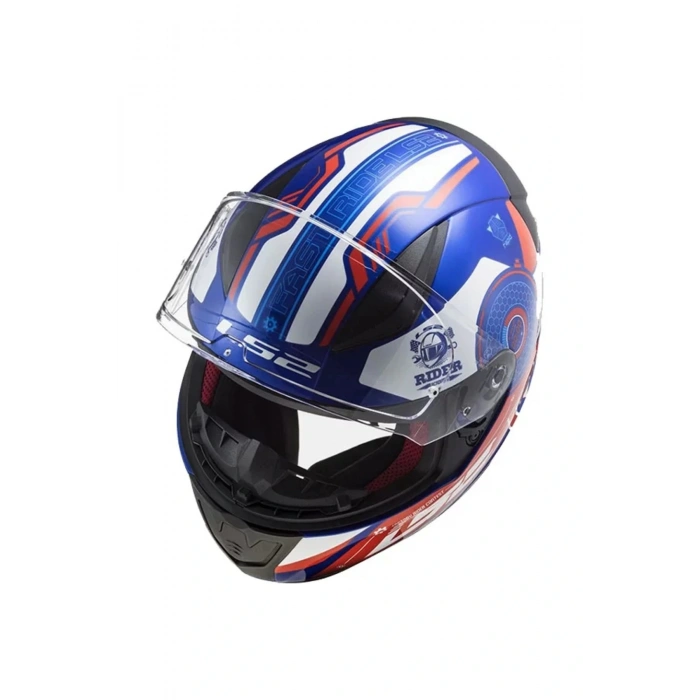 RAPID STRATUS MAVİ-KIRMIZI-BEYAZ KASK