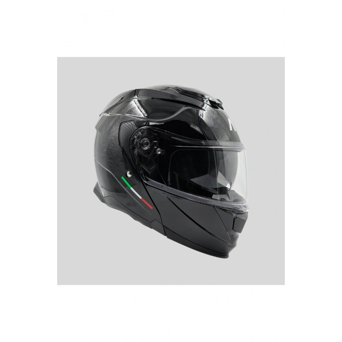 Parlak Çene Açılır Motosiklet Kaskı - AR935 - ECE-R 22.06