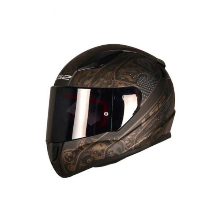 Rapıd 2 Crypt Mat Siyah Kask ( Siyah Beyaz Cam )