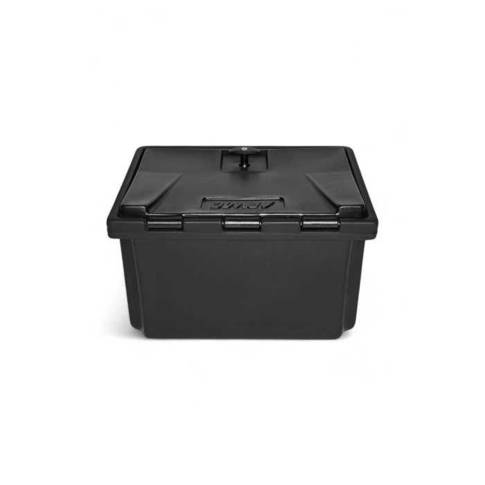 Motosiklet Pizza Çantası Paket Servis Çantası Kilit Mekanizmalı CV120 Siyah