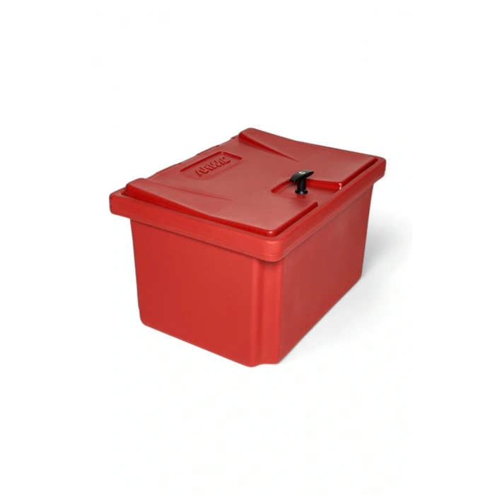 Motosiklet Pizza Çantası Paket Servis Çantası Kilit Mekanizmalı CV120 Kırmızı