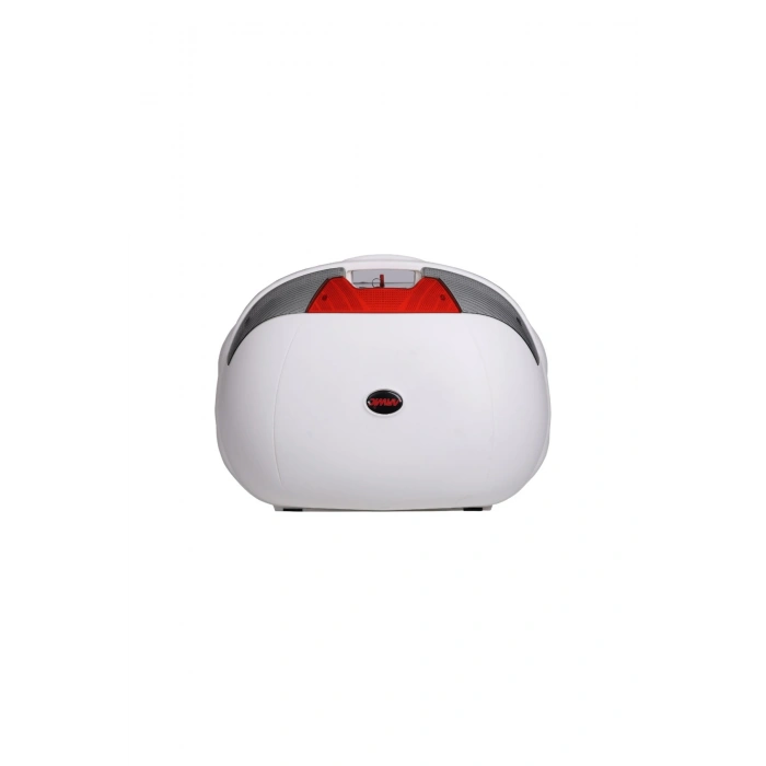 Motosiklet Çantası Arka Motosiklet Bagajı CV46 Beyaz