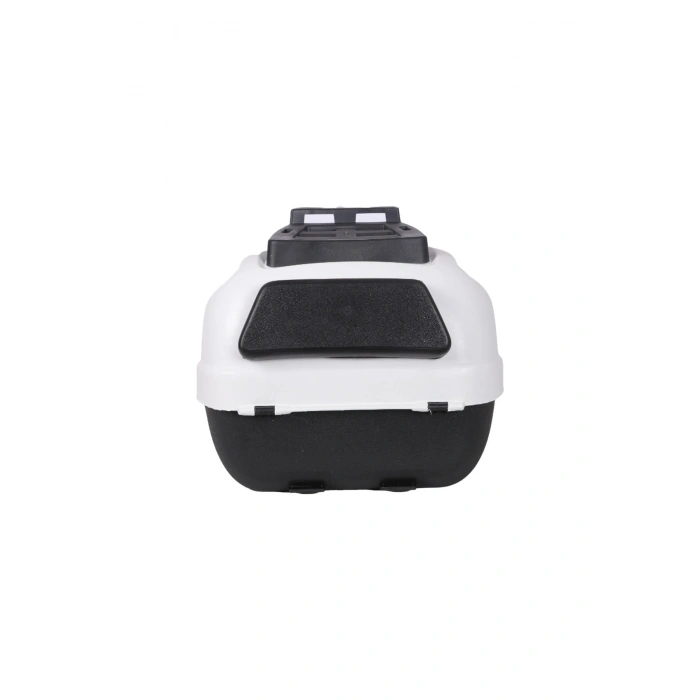 Motosiklet Çantası Arka Motosiklet Bagajı Kargo Taşıma Aparatlı Sırt Dayamalı CV34 Beyaz