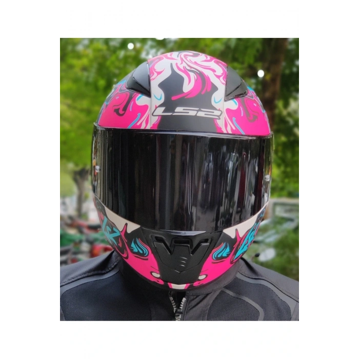 Rapıd 2 Race Cyberg Mat Mor Fullface Motosiklet Kaskı Siyah Camlı