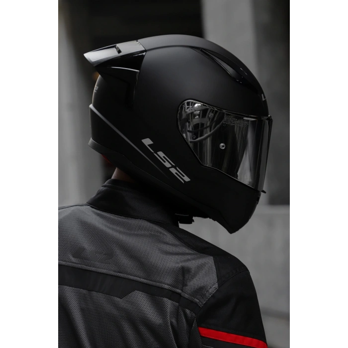 RAPID 2 RACE MAT SİYAH KASK ŞEFFAF+RENKLİ CAMLI+SPOILER