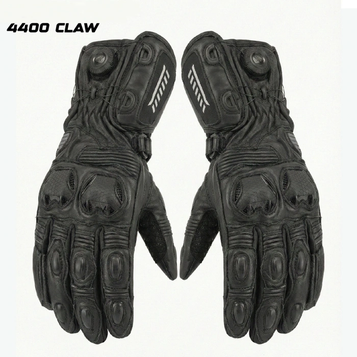 4400 DERİ ELDİVEN SİYAH EN 13594 SERTİFİKALI UZUN