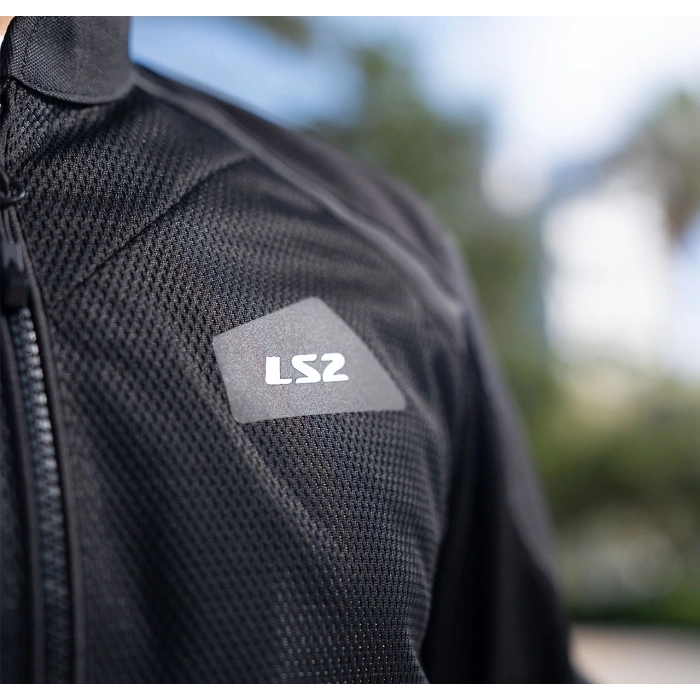 LS2 BREEZE YAZLIK FİLELİ MONT SİYAH