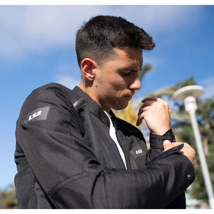 LS2 BREEZE YAZLIK FİLELİ MONT SİYAH