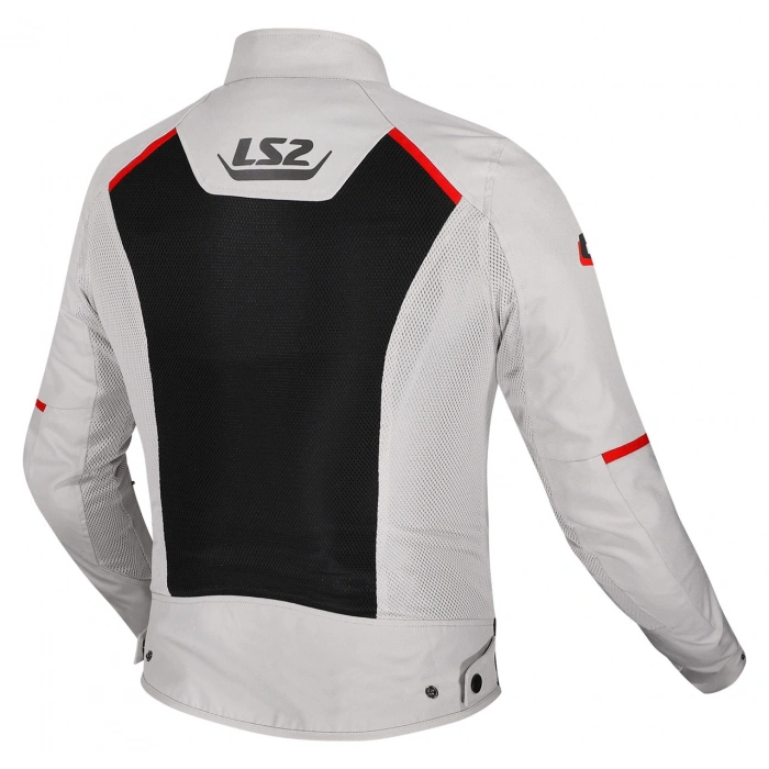 LS2 BREEZE YAZLIK FİLELİ KADIN MONT GRİ-SİYAH-KIRMIZI