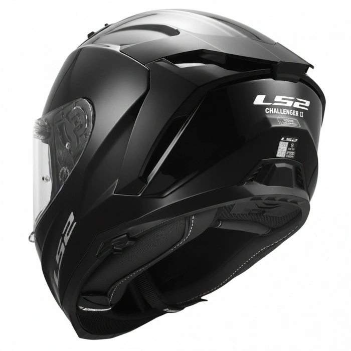 LS2 CHALLENGER 2 SİYAH KASK