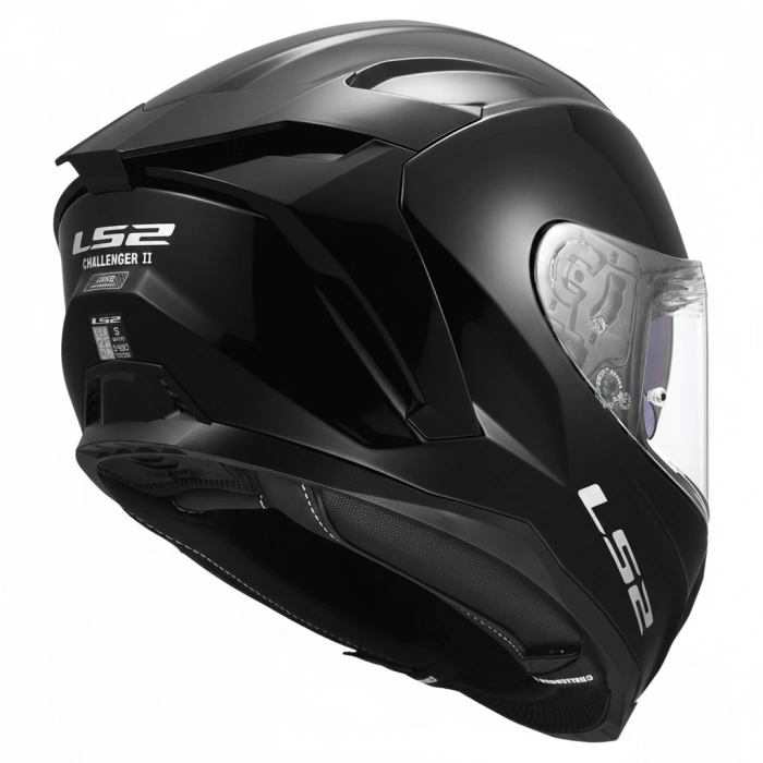 LS2 CHALLENGER 2 SİYAH KASK