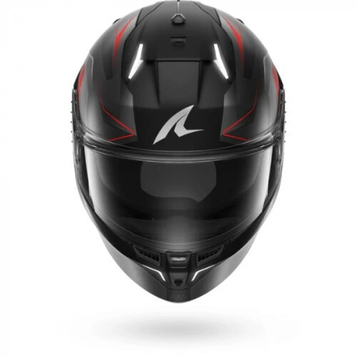 SHARK SKWAL İ3 MEKARIUM MAT KIRMIZI-SİYAH-GRİ KAPALI KASK (LEDLİ MODEL)