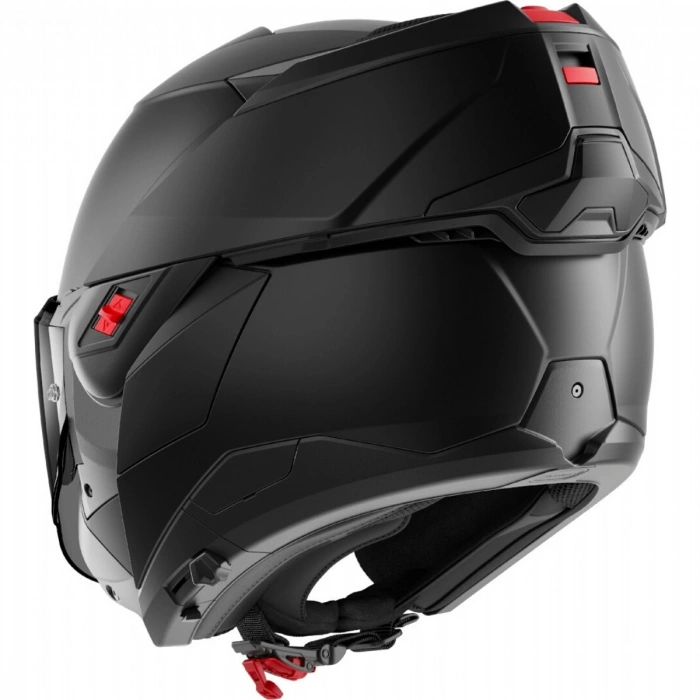 SHARK OXO DARK SHADOW MAT SİYAH MODÜLER KASK (RENKLİ CAM HEDİYELİDİR)