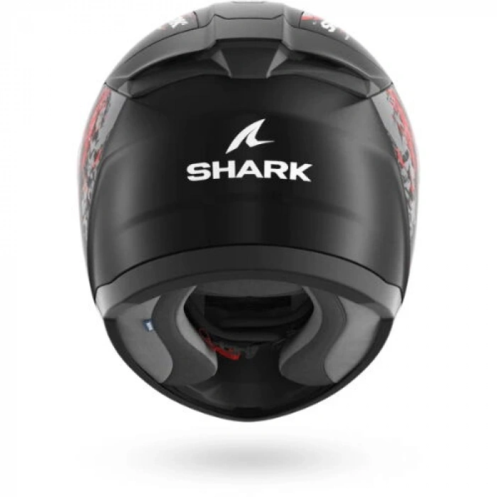 SHARK RIDILL 2 SPEED-VIB MAT SİYAH-ANTRACIT KIRMIZI KAPALI KASK