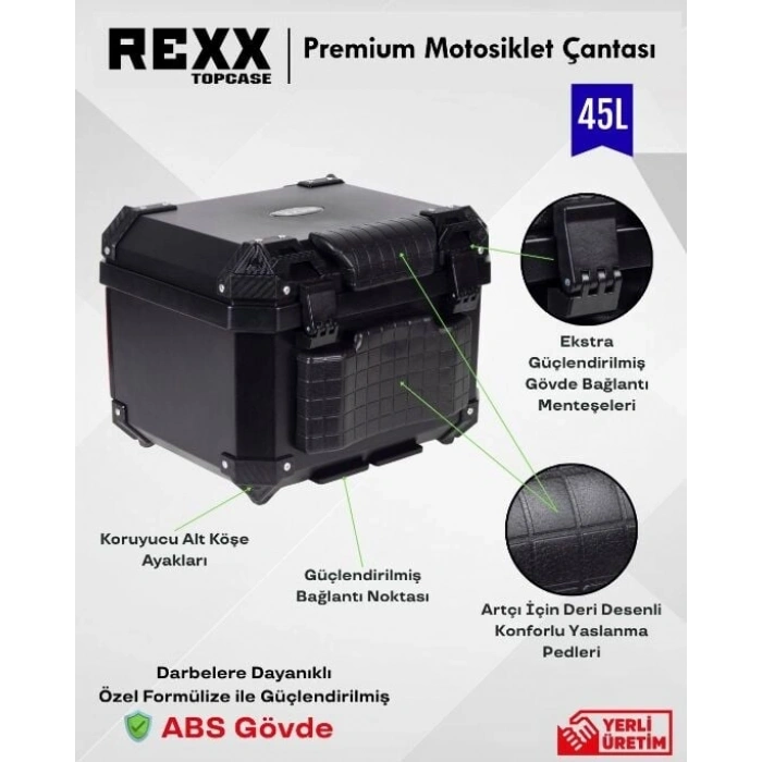 REXX PRO-X 45LT ARKA ÇANTA