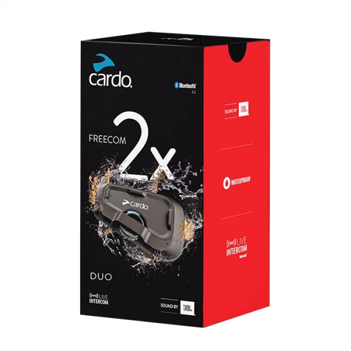 CARDO FREECOM 2X JBL BLUETOOTH VE INTERCOM (İKİLİ PAKET)