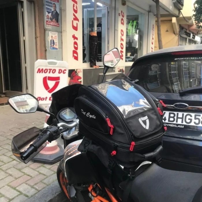 DOT CYCLE KÖRÜKLÜ DEPO ÜSTÜ VE SIRT ÇANTASI / KASK ÇANTASI
