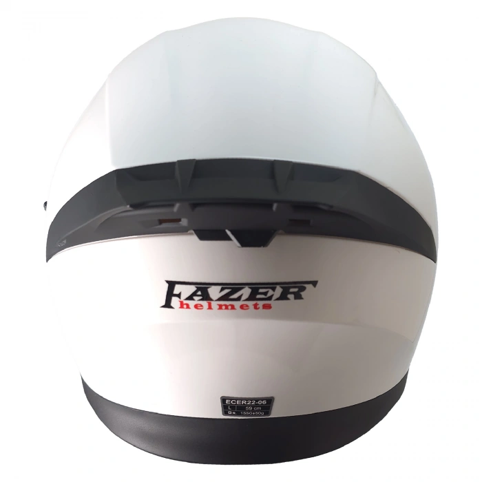 FAZER 965 ÇENE AÇILIR KASK BEYAZ (SİYAH CAMLI+GÜNEŞ VİZÖRLÜ)