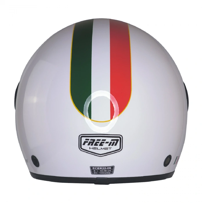 FR-612 İTALY GOLD YARIM KASK (SİYAH CAMLI+GÜNEŞ VİZÖRLÜ)