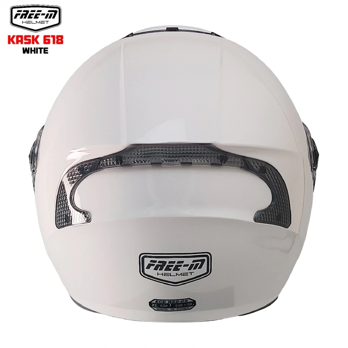 FREE-M 618 YARIM KASK BEYAZ(GÜNEŞ VİZÖRLÜ)