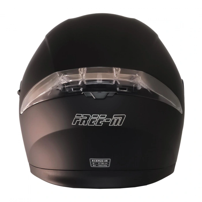 FREE-M 965 MAT SİYAH ÇENE AÇILIR KASK