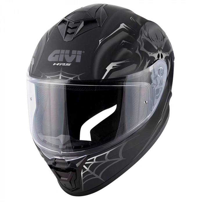 GIVI 50.X ARACHNO MAT SİYAH-GRİ KAPALI KASK