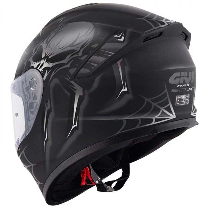 GIVI 50.X ARACHNO MAT SİYAH-GRİ KAPALI KASK