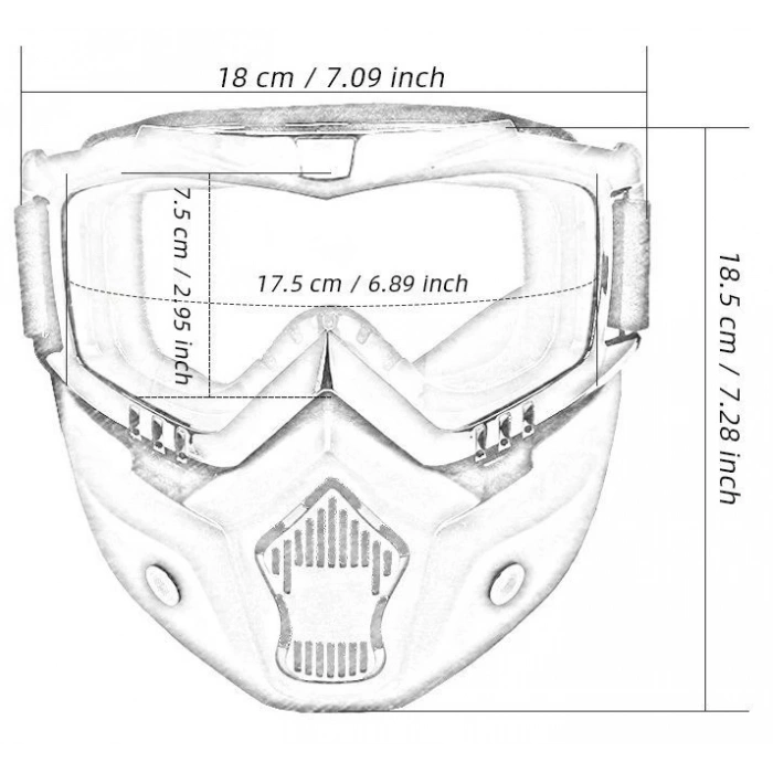 JET KASK MASKESİ AYNALI GOLD