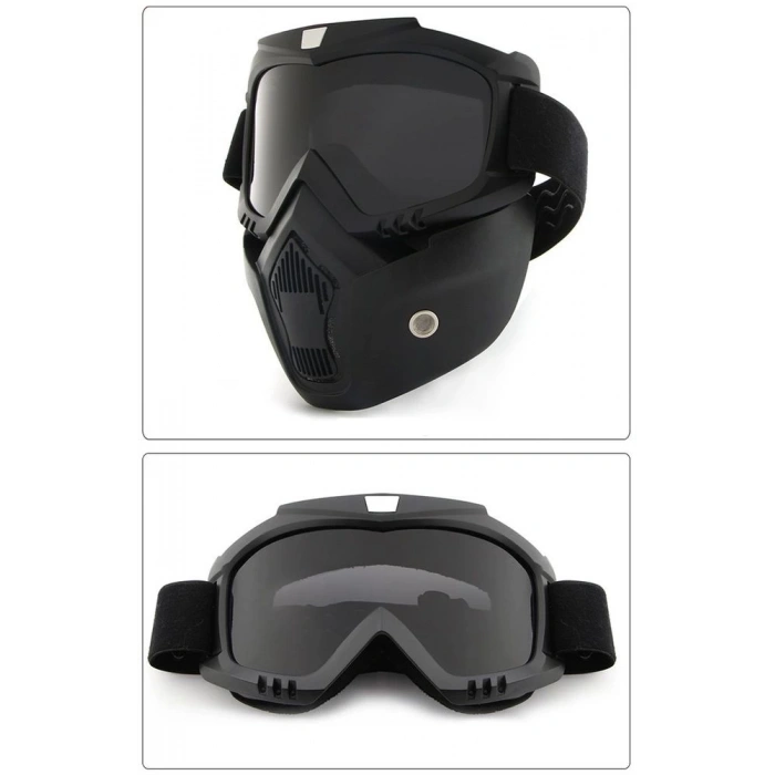 JET KASK MASKESİ SİYAH