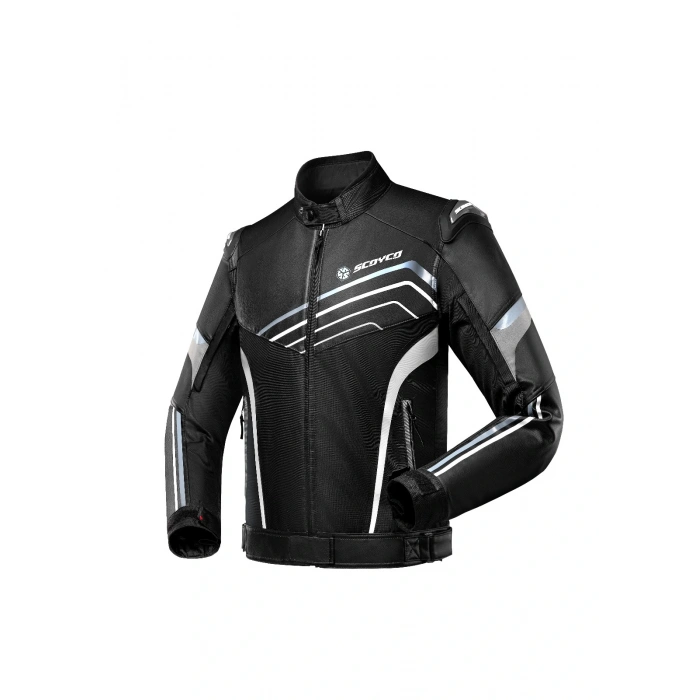 SCOYCO JK153 SİYAH DERİ 4 MEVSİM MOTOSİKLET MONTU