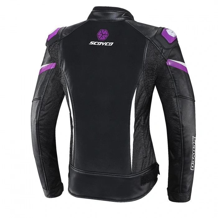 SCOYCO JK153W PURPLE 4 MEVSİM KADIN DERİ MONT