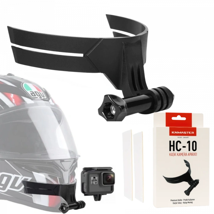 KNMASTER HC-10 | Motosiklet Kask Çene Aksiyon Kamera Tutucu
