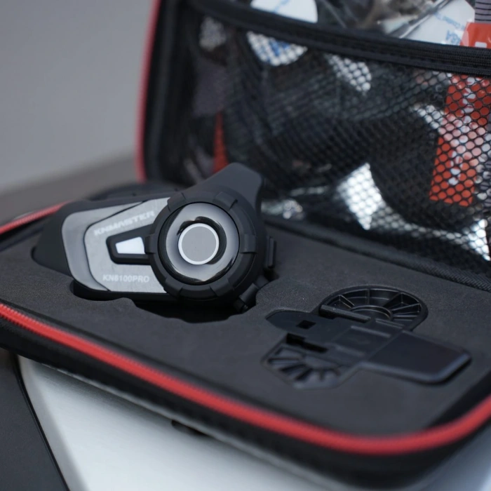 Knmaster KN6100 PRO Motosiklet Kask İnterkom Bluetooth Intercom Kulaklık Seti