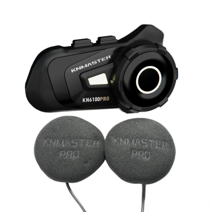 Knmaster KN6100 PRO Motosiklet Kask İnterkom Bluetooth Intercom Kulaklık Seti