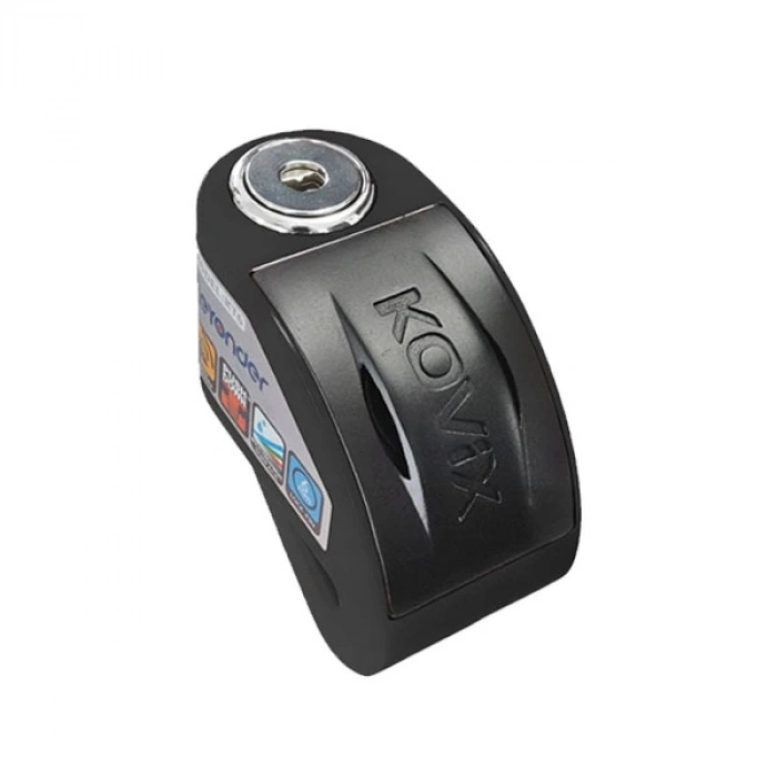 KOVIX KT6/CB-BK 6MM ALARMLI DİSK KİLİT SİYAH