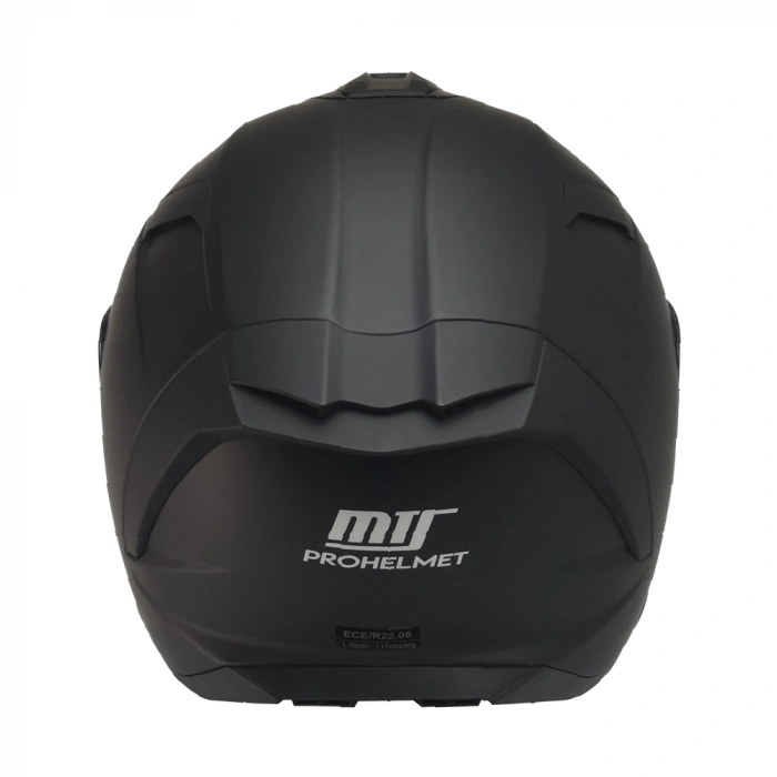 KUZEYMOTOR MTS X340 FULLFACE KASK MAT SİYAH (GOLD CAMLI)