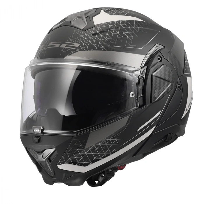 LS2 ADVANT 2 ASTRAL MAT GRİ-SİYAH KASK