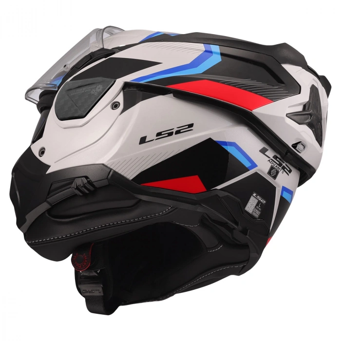 LS2 ADVANT 2 TRIPLE BEYAZ-MAVİ-KIRMIZI-SİYAH KASK