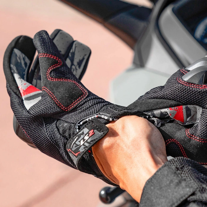 LS2 CHAKI EVO YAZLIK ELDİVEN SİYAH