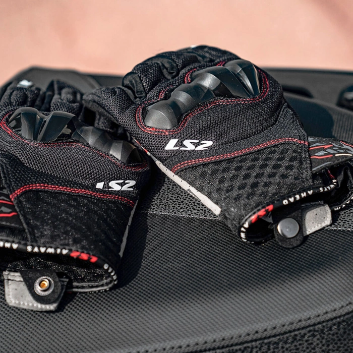 LS2 CHAKI EVO YAZLIK ELDİVEN SİYAH