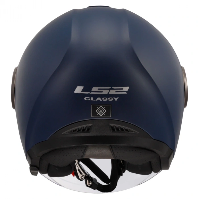LS2 CLASSY MAT NAVY MAVİ KASK (GÜNEŞ VİZÖRLÜ)