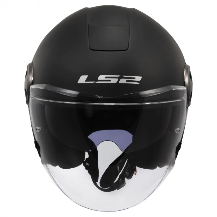 LS2 CLASSY MAT SİYAH KASK (GÜNEŞ VİZÖRLÜ)