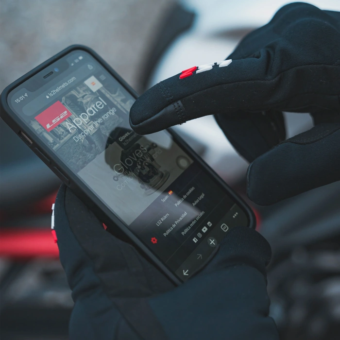 LS2 JET 2 WATERPROOF ELDİVEN SİYAH