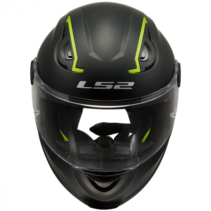 LS2 KID MAT SİYAH ÇOCUK KASK