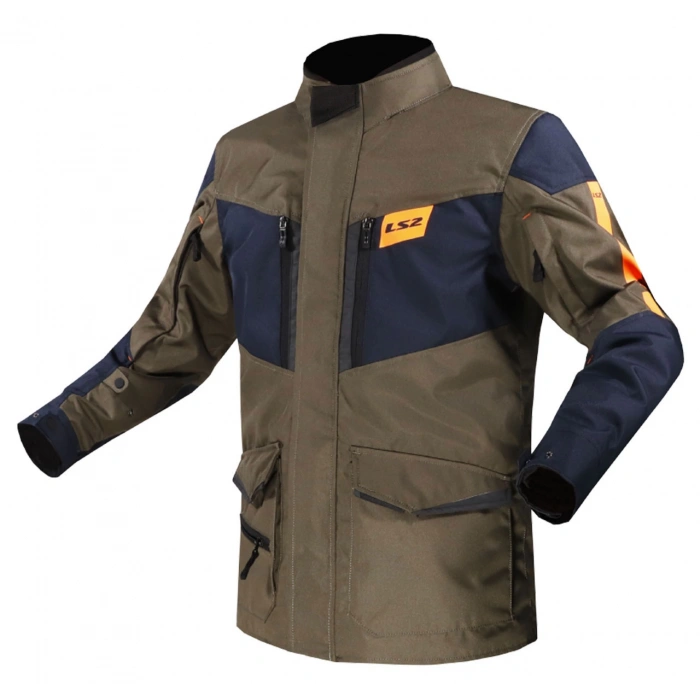 LS2 METROPOLIS EVO KIŞLIK MONT HAKİ-MAVİ-NEON TURUNCU