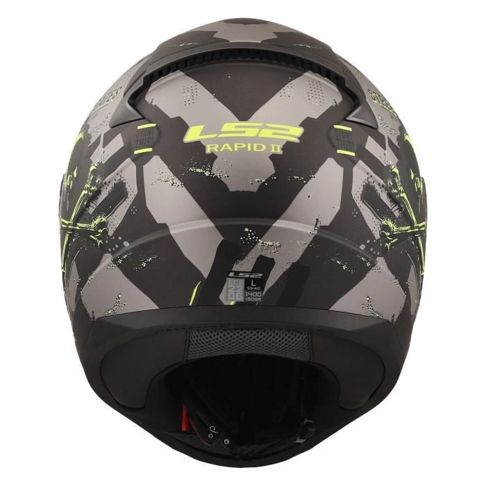 LS2 RAPID 2 PIRATES TITANIUM KASK