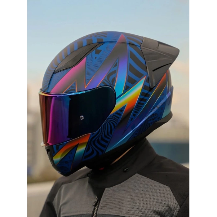 LS2 RAPID 2 RACE OPTİK KASK+GÖKKUŞAĞI CAM+SPOILER (ŞEFFAF+GÖKKUŞAĞI CAM)