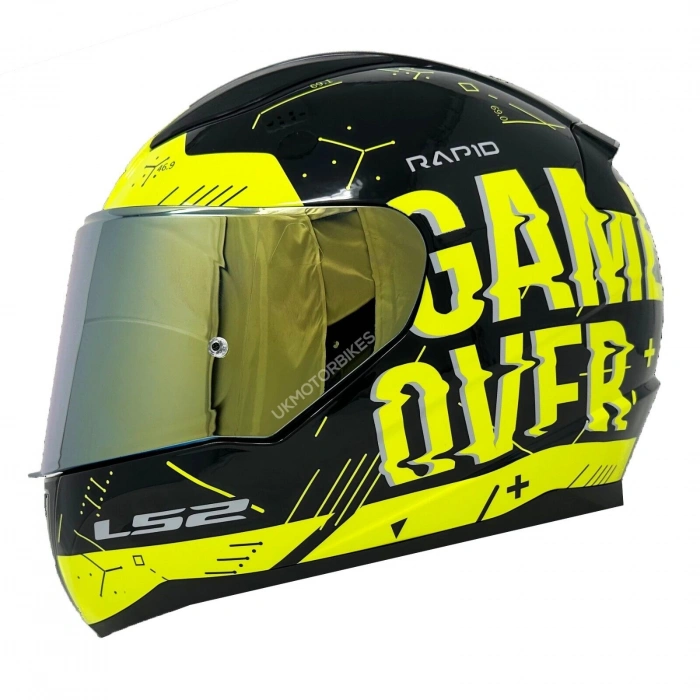 LS2 RAPID PLAYER SARI KASK (SARI+ŞEFFAF CAM)